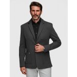 Grafitové sportovní slim fit sako V1 M165 – Zboží Dáma
