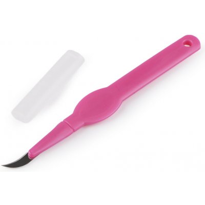 Ergonomický nůž / páráček k řezání a vykrajování, délka 13,5 cm Varianta: růžová, Balení: 1 ks 60655/156922/281112 – Zboží Dáma