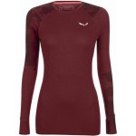 Salewa Cristallo Warm AMR L/S tee W syrah – Zboží Dáma