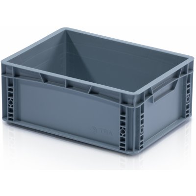 TBA Plastová Euro přepravka 400 x 300 x 170 cmmm plný úchyt – Zboží Dáma