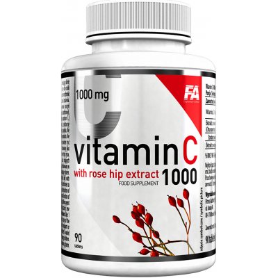 Fitness Authority Vitamin C with Rose Hip Extract 90 kapslí – Hledejceny.cz