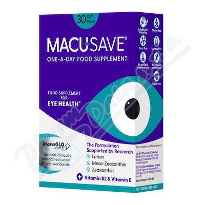Macu-Save Food Supplement for Eye Health 30 kapslí – Hledejceny.cz