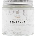 Ben & Anna Přírodní zubní pasta ve skle bílá s fluoridem 100 ml – Hledejceny.cz