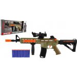 Teddies Samopal na pěnové náboje + náboje 12ks plast 60cm na baterie se světlem – Zboží Dáma