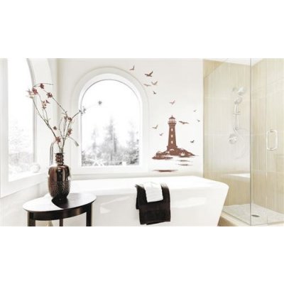 IMPOL TRADE WS084 Samolepky na zeď maják rozměr 50 x 70 cm – Hledejceny.cz