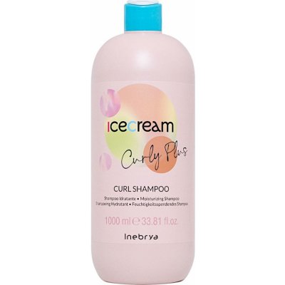 Inebrya Ice Cream Curly Plus Curl Shampoo 1000 ml – Zbozi.Blesk.cz