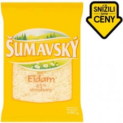 Šumavský Eidam 45% strouhaný 100g