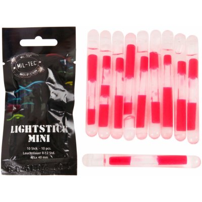 MIL-TEC Světlo chemické MINI 4cm ČERVENÉ – Zboží Mobilmania
