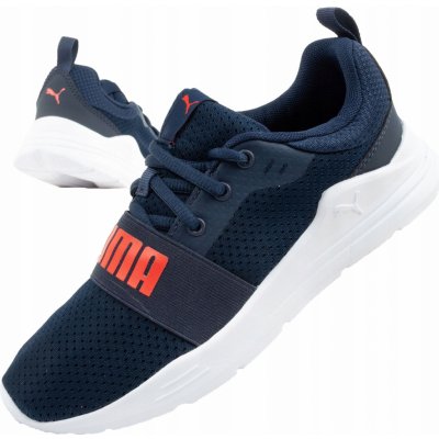 Puma Jr Wired Textile Running Shoe Black – Zboží Dáma