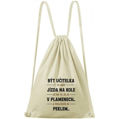 Dobrý Triko Být učitelka natural – Hledejceny.cz