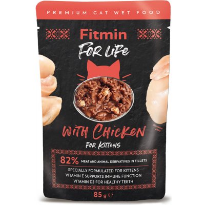 Fitmin For Life Kitten Chicken 28 x 85 g – Zboží Mobilmania