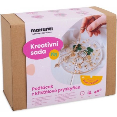 Manumi kreativní sada na výrobu podtácku z křišťálové pryskyřice 1 sada – Hledejceny.cz