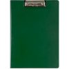 Podložky a stojany k notebooku Podložka psací s klipem, dvojdeska, A4, PVC, zelená