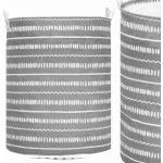 Springos Koš 40 x 50 cm 63l krémově šedý HA0126 – Zboží Dáma