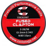 Coilology Tri-Core Fused Clapton předmotané spirálky SS316 0,33ohm 10ks – Hledejceny.cz