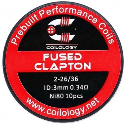 Coilology Tri-Core Fused Clapton předmotané spirálky SS316 0,33ohm 10ks – Hledejceny.cz