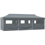 OMAXI 706700 Skládací nůžkový stan s 8 bočními stěnami 870x291x315 cm antracitový – Hledejceny.cz