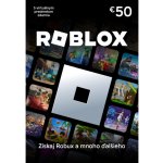 Roblox dárková karta 50 € SK – Zboží Mobilmania