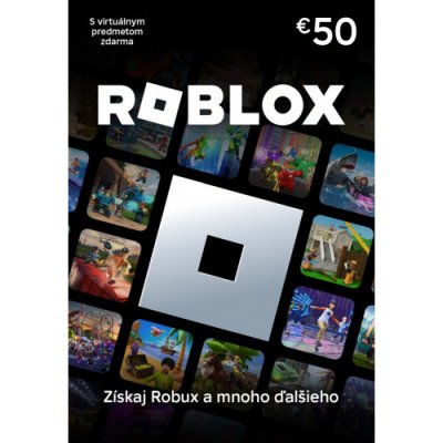 Roblox dárková karta 50 € SK – Zboží Mobilmania