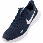 Nike Wms Revolution 5 Gs Midnight navy/white/black modrá – Zboží Dáma