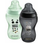 Tommee Tippee láhev s obrázky C2N 2ks růžová new 340ml – Hledejceny.cz