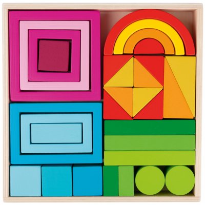 Playtive výuková hra Montessori, velká (duhové bloky) – Zbozi.Blesk.cz