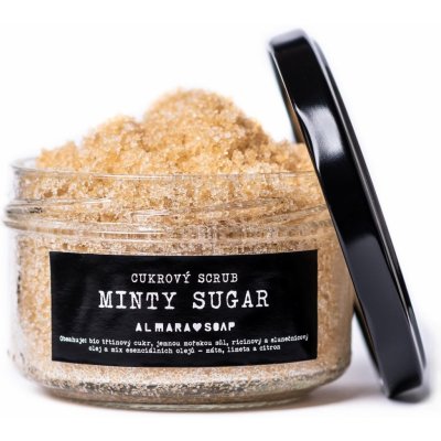 Almara Soap přírodní tělový peeling Minty Sugar 180 g – Hledejceny.cz