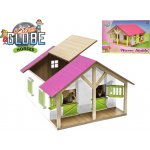 Kids Globe dřevěné koňské stáje s dílnou 1:24 – Zboží Dáma