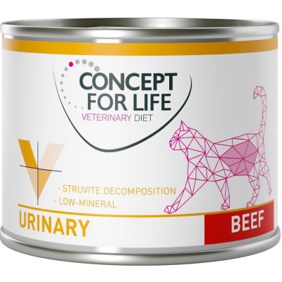 Concept for Life Veterinary Diet Urinary hovězí 12 x 200 g