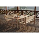 Rojaplast Zahradní stůl Viking přírodní borovice 180 cm – Hledejceny.cz