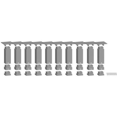 Noch easy TRACK Pillar Set Bottom spodná časť H0 TT N 10 pilierov NO53940 – Zboží Dáma