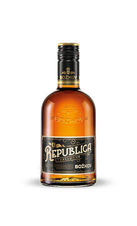 Božkov Republica Exclusive 8y 38% 0,5 l (holá láhev)