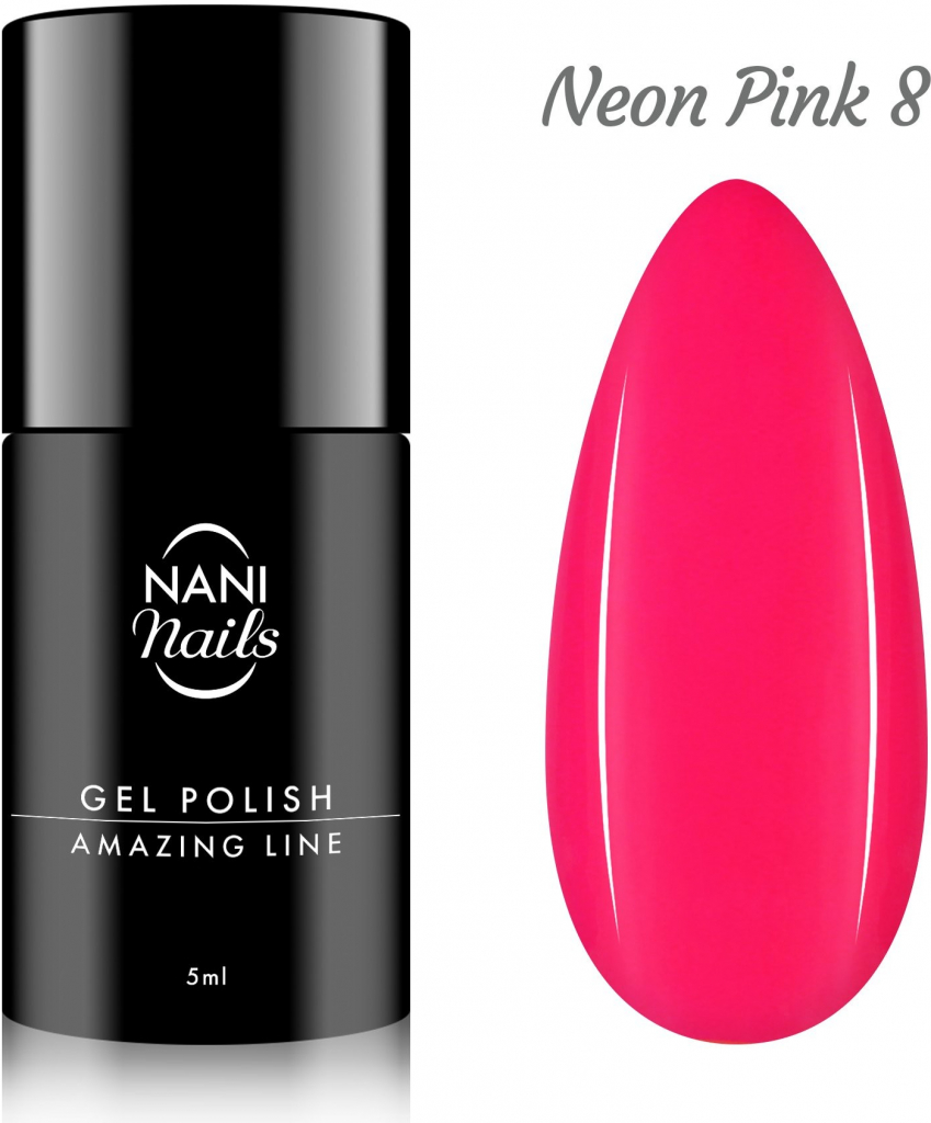 NANI Gel lak Amazing line Neon Pink 5 ml od 129 Kč - Heureka.cz