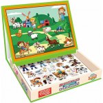 Bavytoy Magnetická tabulka farma - sada s magnetkami – Zboží Mobilmania