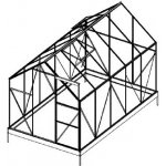 Lanit Plast náhradní prosklení pro skleník LANITPLAST PLUGIN 6x10 PC 4 mm LG3054 – Zboží Dáma