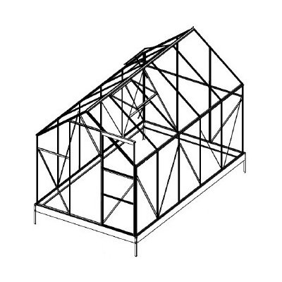Lanit Plast náhradní prosklení pro skleník LANITPLAST PLUGIN 6x10 PC 4 mm LG3054 – Zboží Dáma