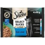 Sheba Selection rybí šťavnatý výběr 4 x 85 g – Zboží Mobilmania