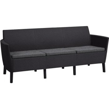 Allibert SALEMO 3 seater sofa grafit