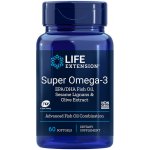 Life Extension Super Omega-3 EPA/DHA Fish Oil Sesame Lignans & Olive Extract 60 enterických kapslí – Hledejceny.cz