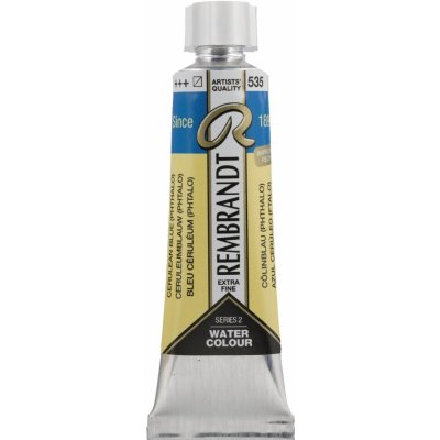 Rembrandt Professional Akvarelová barva Cerulean Blue Phthalo 10 ml 1 ks – Sleviste.cz