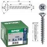 Spax Vrut zápustná hlava PZ W 4C MH 3,5 x 16 mm (1000 ks) – Hledejceny.cz