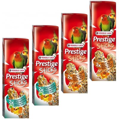 Versele-Laga Prestige Sticks Míchané balení tyčinky pro střední papoušky 560 g – Zbozi.Blesk.cz