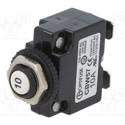 OPTIFUSE CBW57-PB-10A-5X Pojistka: tepelná; 10A; Imax: 1kA; 125V,250V; 32VDC,50VDC – HobbyKompas.cz