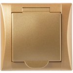 Zásuvka Elegant zlatá/zlatá – Zboží Mobilmania