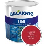 Balakryl Uni mat 0,7 kg červený – Sleviste.cz