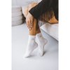 Milena Fashion GG vysoké dámské ponožky Ecru