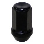 Matice na alu kola Jeep M14x1,5 černá, kužel, klíč 19, výška 41 mm, uzavřená | Zboží Auto