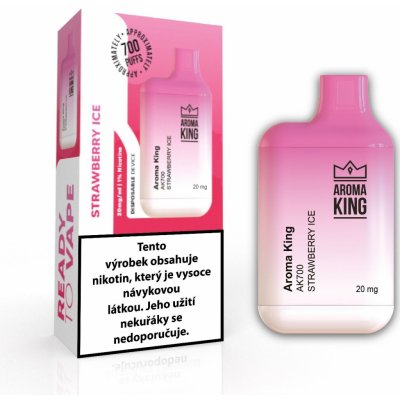Aroma King Mini Strawberry Ice 20 mg 700 potáhnutí 1 ks – Zboží Mobilmania