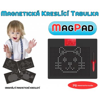 Magnetická kreslící tabulka MAGPAD Big červená