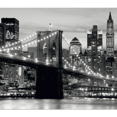 Fotozávěs Brooklyn FCSXL-4812 textilní foto závěs FCSXL4812 / foto-závěsy s fototiskem (180 x 160 cm) AG Design – Zboží Mobilmania